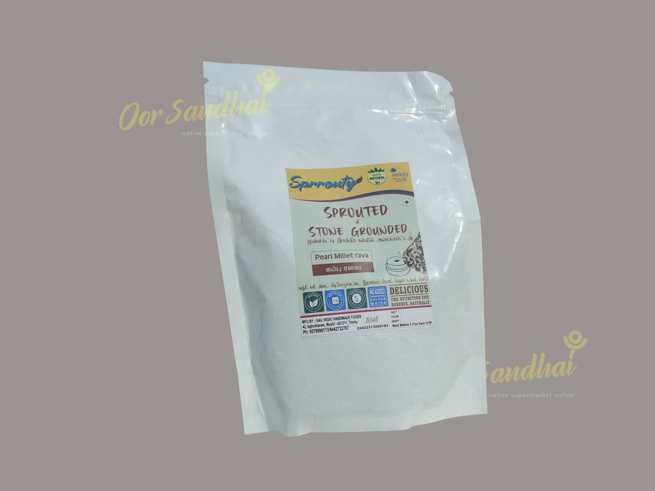 Pearl Millet (Kambu) Rava Pearl Millet Rava