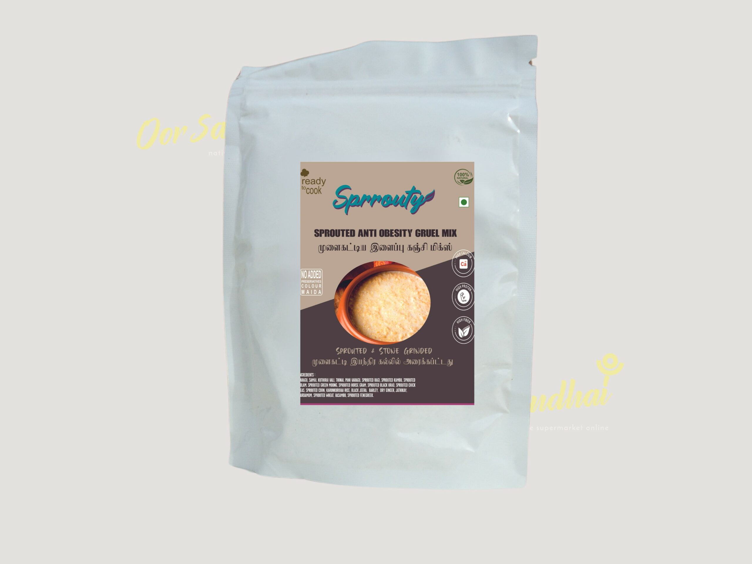 Anti-obesity Gruel Mix Sprouted Gruel Mix